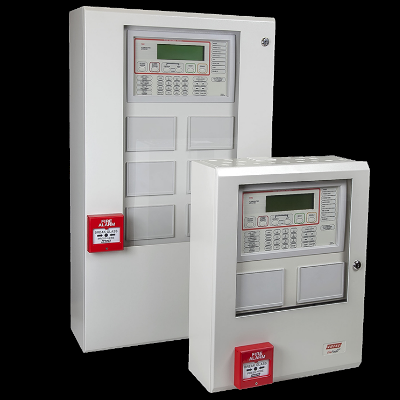Kentec fire alarm control panels and manual call points